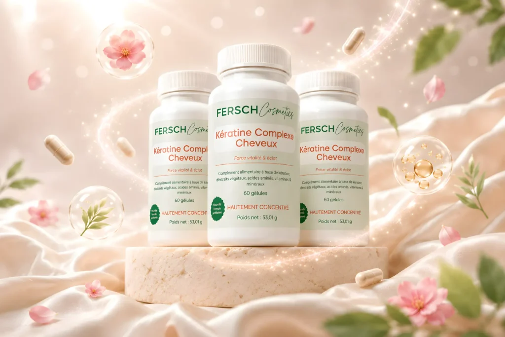 Kératine Complexe Cheveux FERSCH - lot de 3 flacons